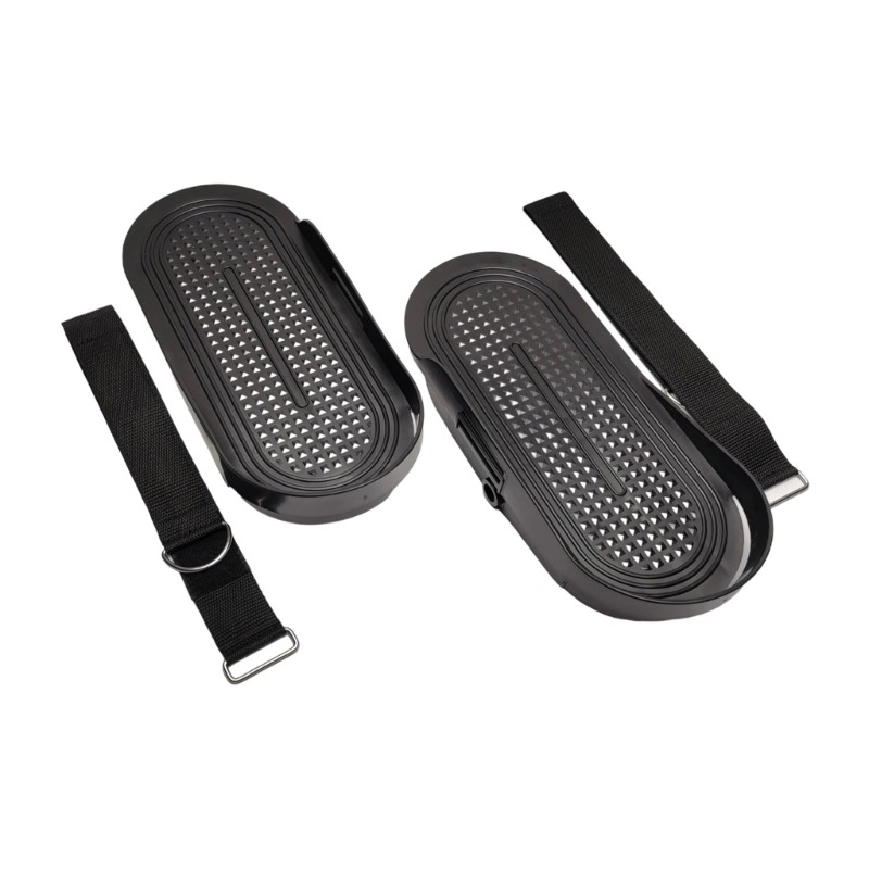 CH* 1 คู่ Nonslip Rowing Machine Pedals จักรยานออกกําลังกายและ Rowing Machine Pedals