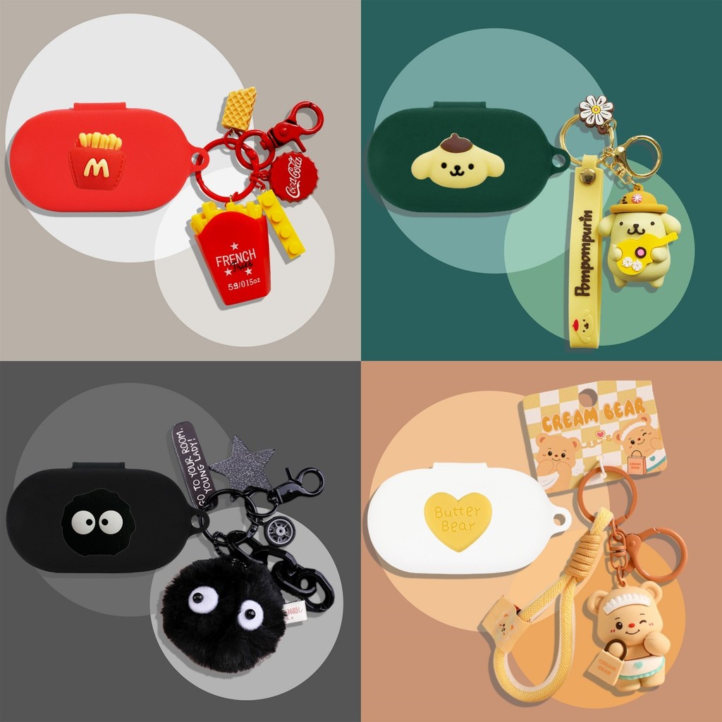 For JBL Soundgear Sense Case Cartoon SpongeBob SquarePants Keychain Creative Shoe Pendant JBL Soundg