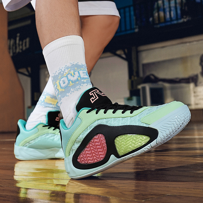 IEAGO Jason Tatum 2 JT 2 ใหม่ผู้ชาย Spike บาสเกตบอลรองเท้าแบดมินตันแฟชั่น Breathable น้ําหนักเบาวิ่ง