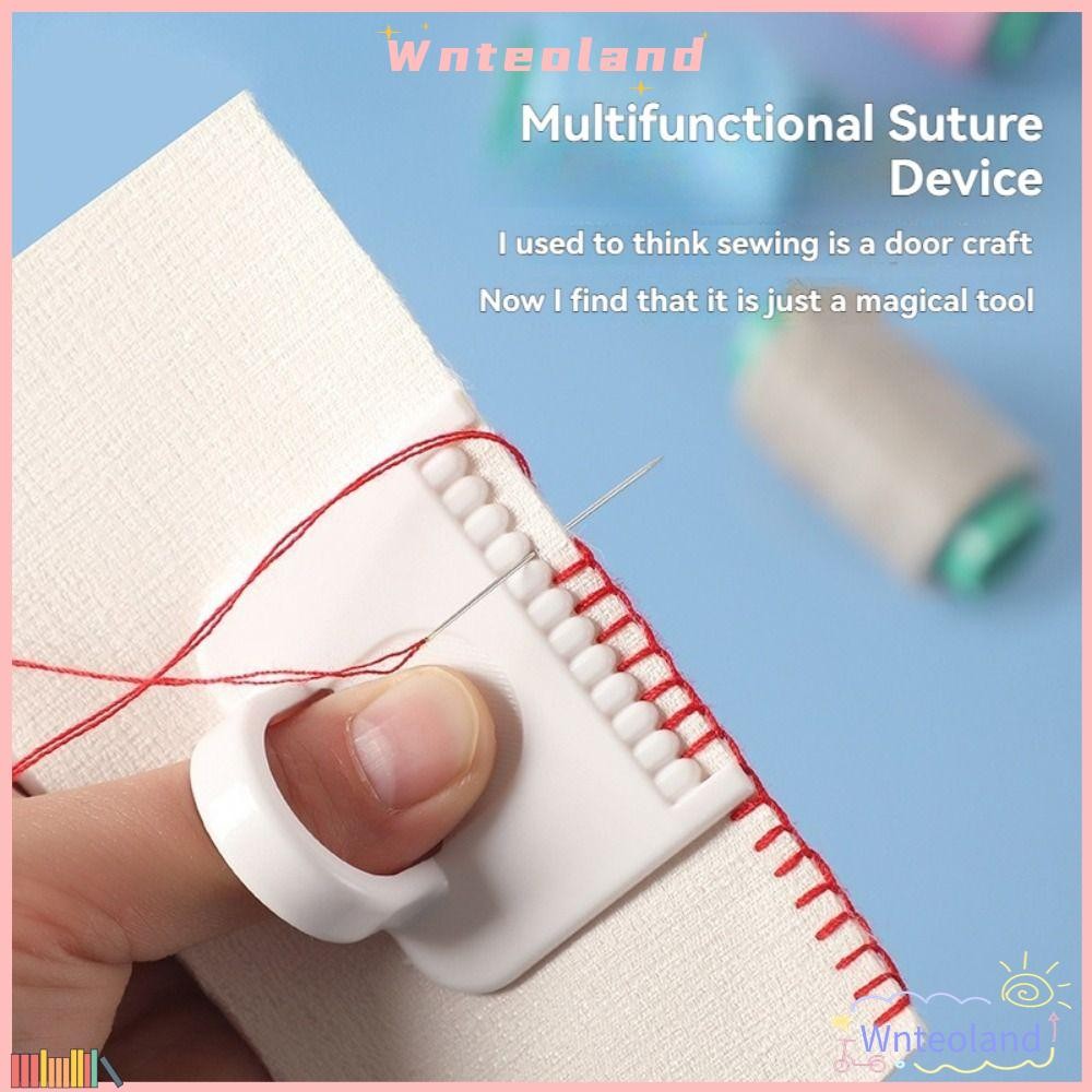 WNTEOLAND จักรเย็บผ้าล็อคขอบผ้า, วัดเข็มควิลท์แม่แบบ, ไม้บรรทัดนิ้วกันลื่นมัลติฟังก์ชั่น สําหรับเครื่องมือช่วยเย็บผ้า