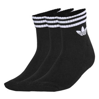 adidas ไลฟ์สไตล์ ถุงเท้าหุ้มข้อ 3-Stripes (3 คู่) Unisex สีดำ JV7436