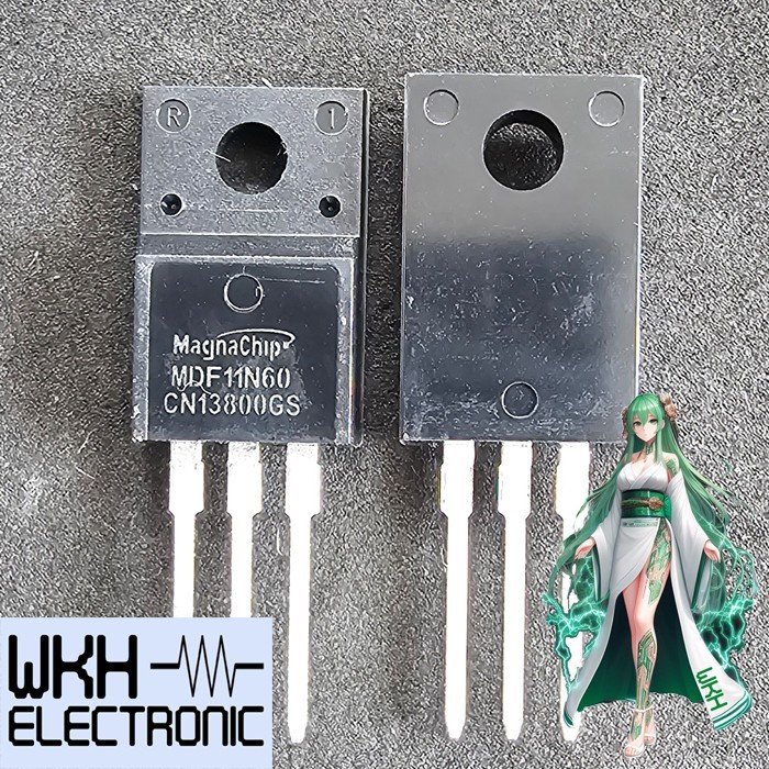 เครื่องมือชิ้นส่วน ORI MDF11N60 MDF11N60B MDF11N60TH MagnaChip Mosfet N-Channel 11A 600V TO-220F 11N