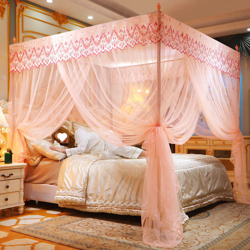 มุ้งกันยุงพร้อมเสายึด มุ้งกันยุงสไตล์เจ้าหญิง thumbnail 4