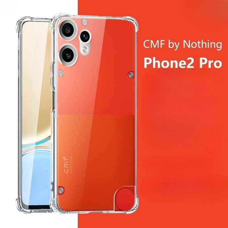 สี่มุมกันกระแทก Soft Case สําหรับ Nothing Phone cmf Phone 2 Pro กล้องซิลิโคนใสบางเฉียบปกป้องฝาครอบโทรศัพท์