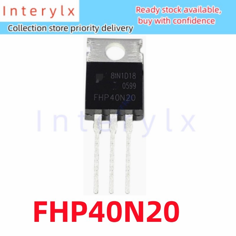 5 ชิ้น/ล็อต FHP40N20 40N20 40A 200V แหล่งจ่ายไฟ MOS Field Effect Tube TO-220 เปลี่ยน KIA40N20A