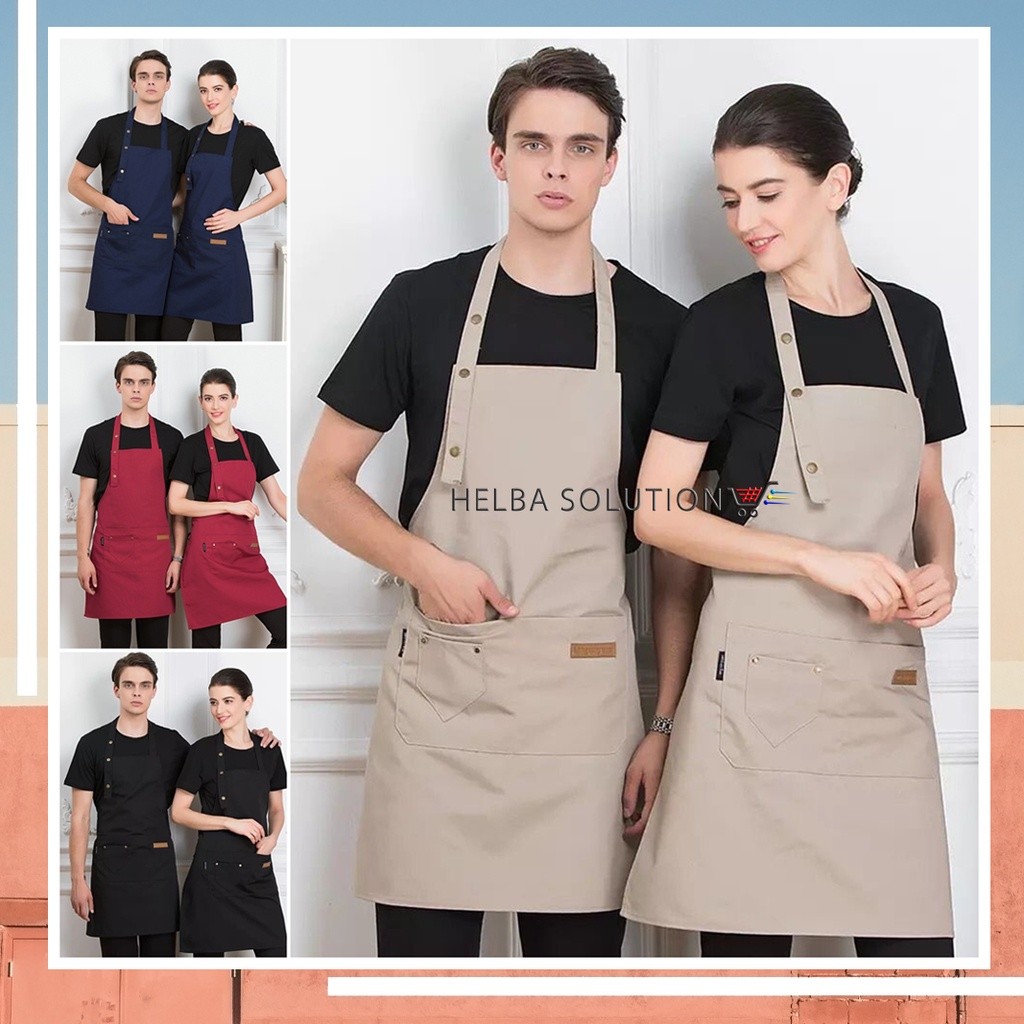 ทําอาหาร APRON APRON Barista Chef Chef Waiters Bartender APRON ห้องครัวผู้ชายผู้หญิงสไตล์เกาหลี