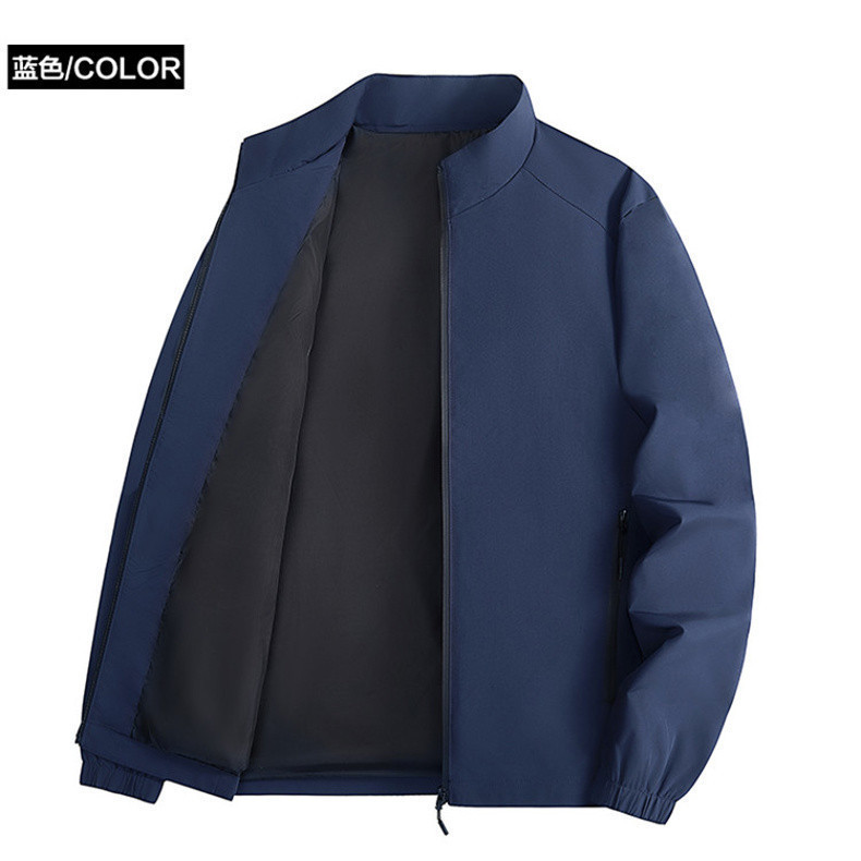 UNIQLO 2025 ใหม่Uniqlo Fall เสื้อแจ็คเก็ตผู้ชาย M-5XL เสื้อแจ็คเก็ตทรงหลวมไซส์ใหญ่เสื้อแจ็คเก็ตกันคราบเข้ม - รูปที่ 2