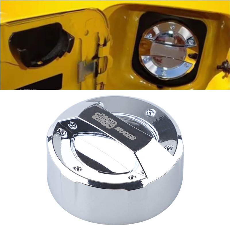 Mugen Fuel Oil Tank Cap Auto Gas Cap สําหรับ Honda Civic Accord JAZZ FIT EK EP CR-Z Silver