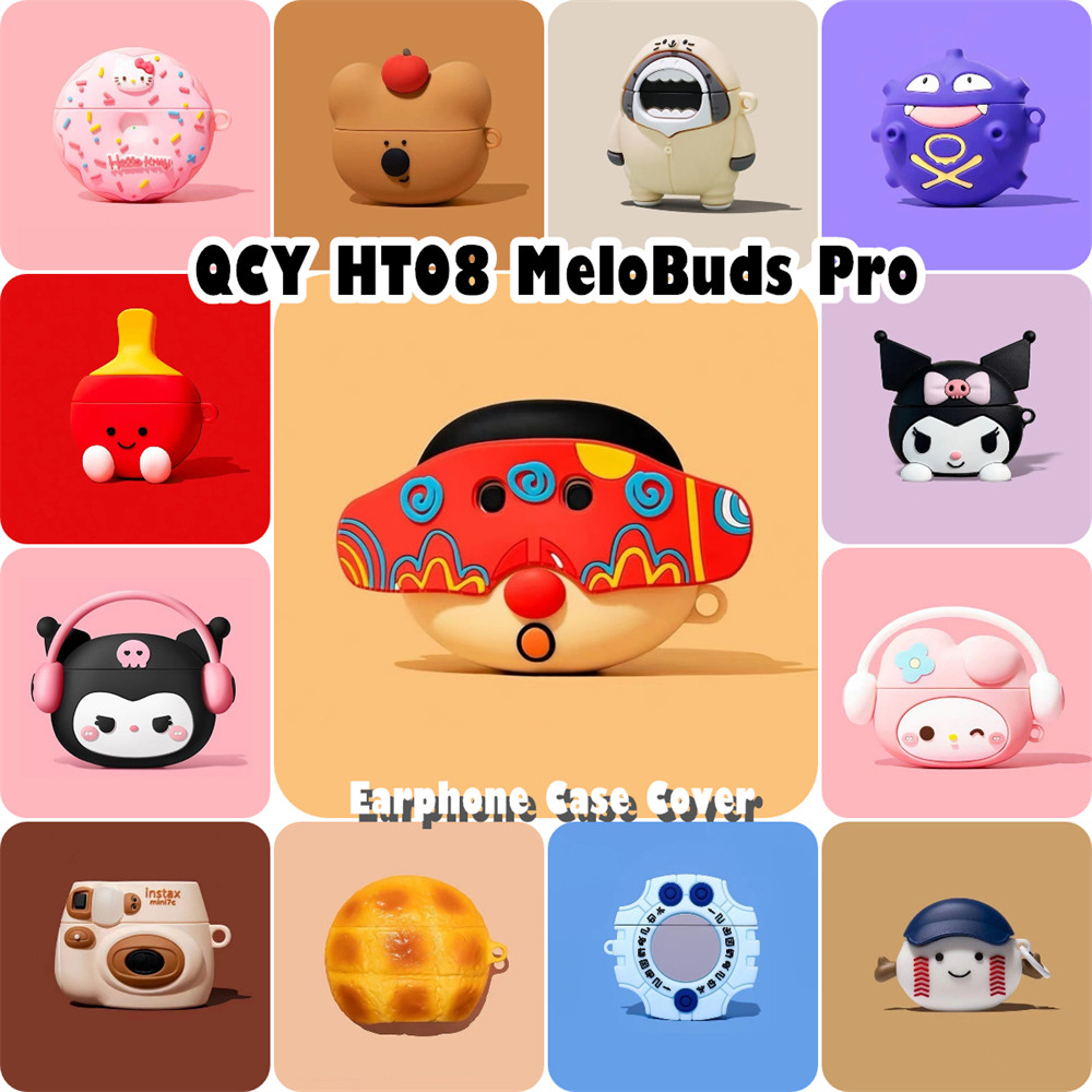 อนาคตดาวสําหรับ QCY HT08 MeloBuds Pro Case Casing Soft Silicone Headphone Case Creative Cartoon NO.2