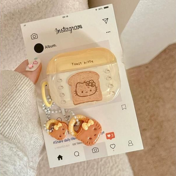 เคสหูฟัง Hello Kitty แบบไร้สาย Bluetooth AirPods Pro 1/2/3/4 ปกป้องหูฟัง