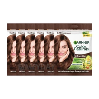(ยกกล่อง) การ์นิเย่ คัลเลอร์ แนทเชอรัลส์ Garnier Color Naturals 30g+30ml ผลิตภัณฑ์เปลี่ยนสีผม สีย้อมผม สีผม