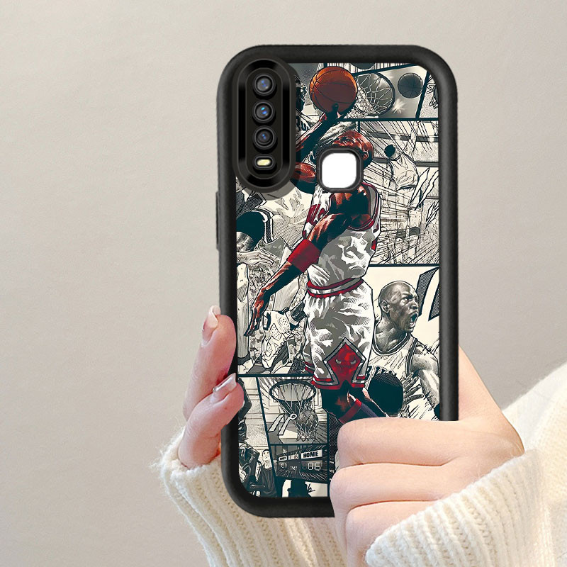 บาสเกตบอล Slam Dunk Jordanเคสโทรศัพท์สําหรับVIVO Y02S Y11 2019 Y12 Y12i Y12S Y12A Y15 Y15S Y15A Y01 Y16 Y17 Y3S Y17S Y19 Y5S Y20i Y20a Y20