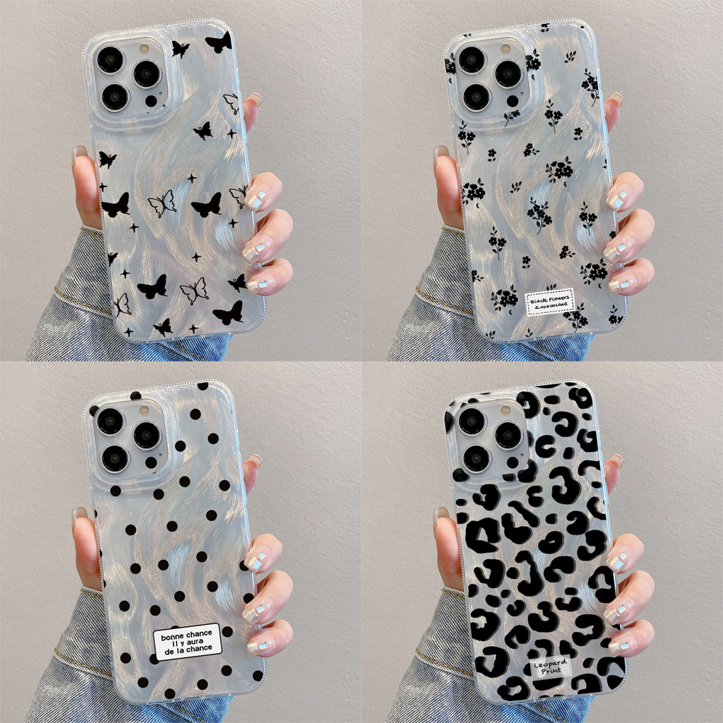 เคส สำหรับ OPPO A60 A18 A38 A79 A17 A16 A57 2022 A9 A5 2020 A15 A58 A78 Reno 11 11F 4G 5G ดอกไม้ เคสโทรศัพท์ กันกระแทก