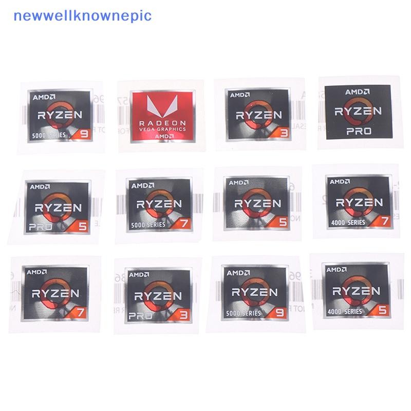 Newwellknownepic AMD โปรเซสเซอร์ Series สติ๊กเกอร์ ATHLON Ryzen R 3 5 7 โลโก้ PRO7 Generation Label 