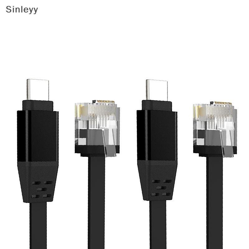 NLE 1000m Type-C TO RJ45 Connecgสายเคเบิลโทรศัพท์อะแดปเตอร์เครือข่ายแบบมีสายสําหรับแล็ปท็อปแท็บเล็ตสําหรับHuawei N - รูปที่ 5