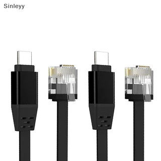 NLE 1000m Type-C TO RJ45 Connecgสายเคเบิลโทรศัพท์อะแดปเตอร์เครือข่ายแบบมีสายสําหรับแล็ปท็อปแท็บเล็ตสําหรับHuawei N