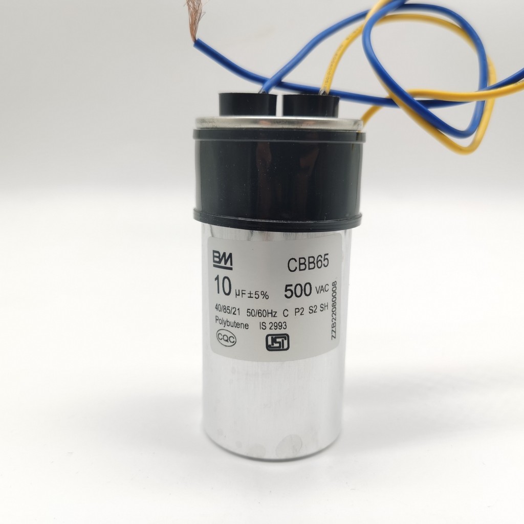 CBB65ตัวเก็บประจุเครื่องซักผ้าพานาโซนิคสากลเครื่องซักผ้ามอเตอร์ตัวเก็บประจุอุปกรณ์ป้องกันการระเบิด10