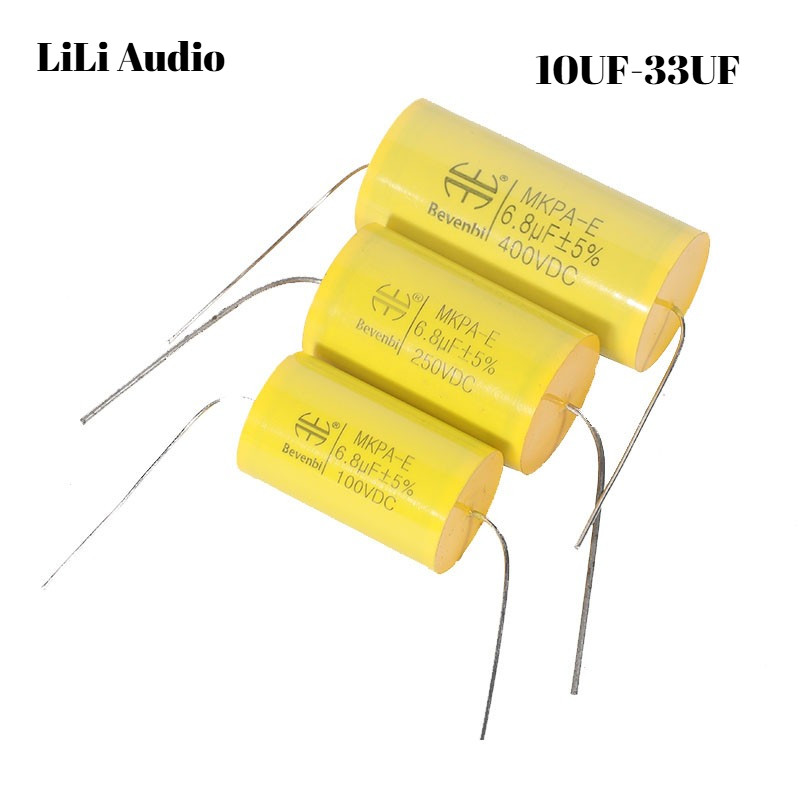 1 ชิ้น Audiophile Axial MKP Capacitor HIFI Audio ความถี่ Devider Audiophile ลําโพงทวีตเตอร์ตัวเก็บปร