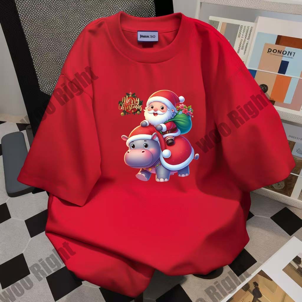 (จัดส่งตลอด 24 ชั่วโมง)Woo Right เสื้อผ้าแฟชั่นผู้ชาย เสื้อคอกลม เสื้อยืดแขนสั้นผู้ชาย OVERSIZE แฟชั่นผ้าฝ้ายขนาดใหญ่