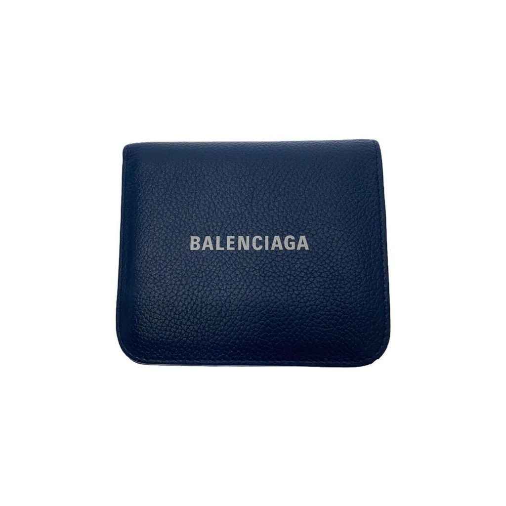 Balenciaga Aga Wallet Other Wallets Leather Men's 594216 Square Fractured Shape Compact Direct from 