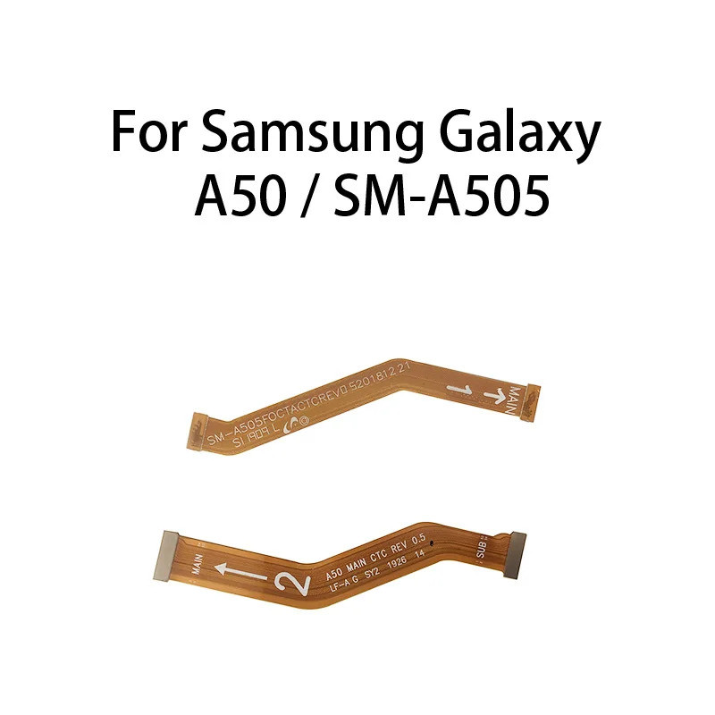 (OCTA) เมนบอร์ดเมนบอร์ดเชื่อมต่อจอแอลซีดี F LEX สายเคเบิ้ลสำหรับ Samsung Galaxy A50 / SM-A505