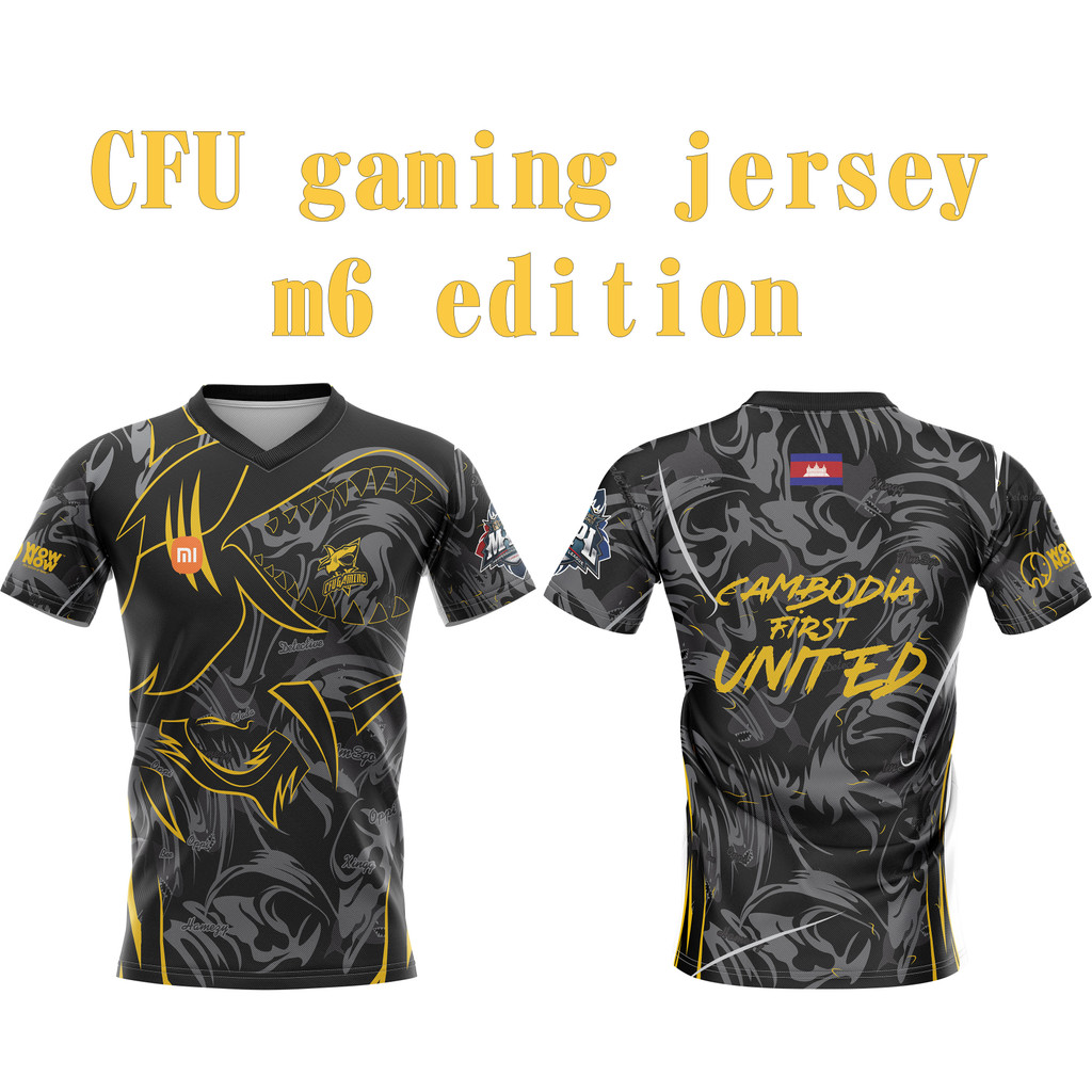 cfu gaming mlbb esport jersey m6 edition world champioship