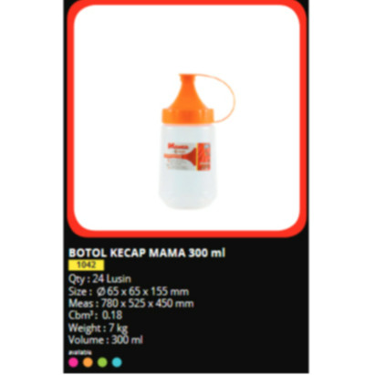 MAMA 300 SAUCE BOTTLE/400 SAUCE BOTTLE/600 SAUCE BOTTLE/1000 SAUCE BOTTLE
