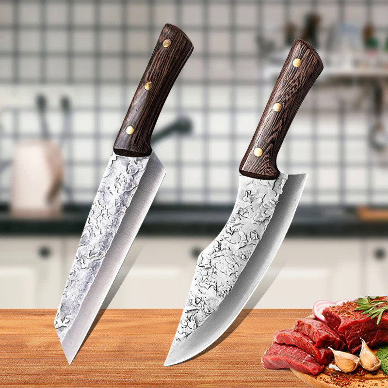 Forged Kitchen Knife Stainless Steel Chef Knife Kitchen Knife Santoku Meat Cleaver Beef knife Cookin