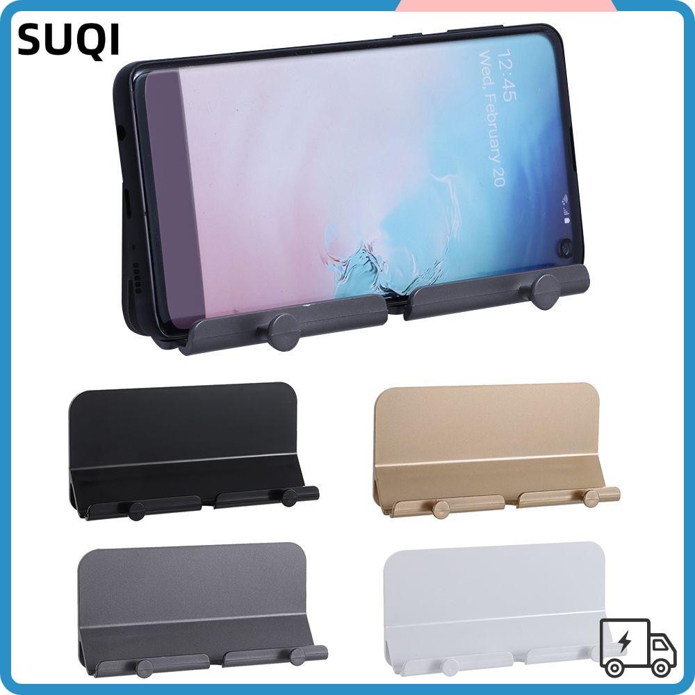 Suqi อะแดปเตอร์ชั้นวางโทรศัพท์มือถือแบบติดผนังหลากสี