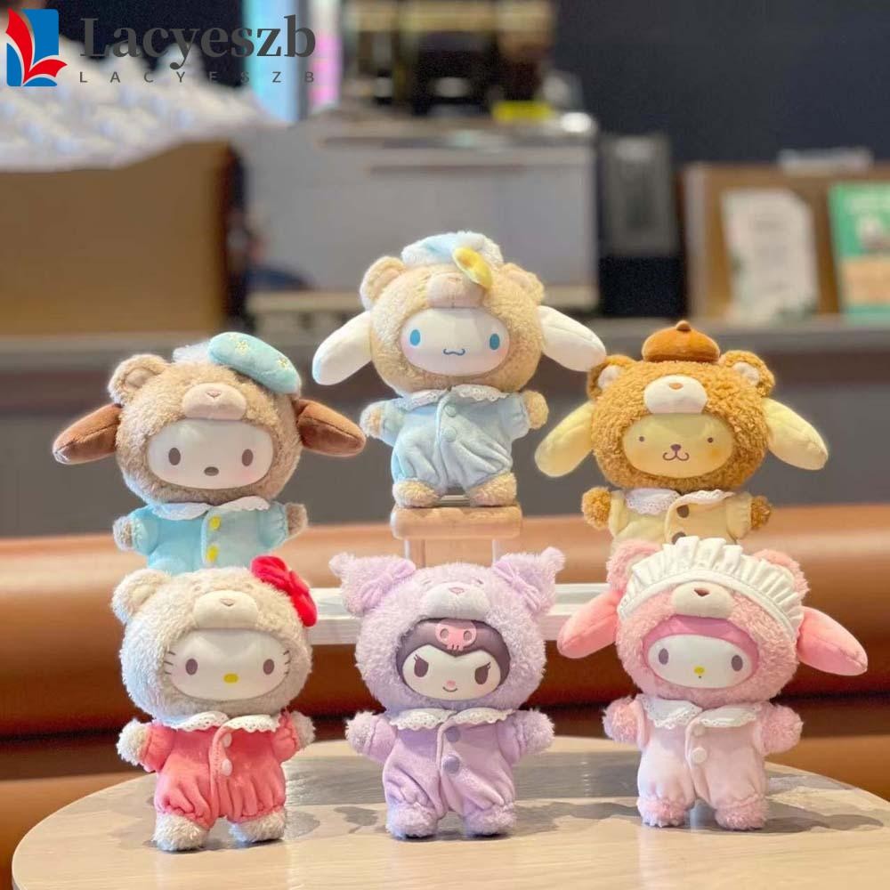 Lacyeszb Kuromi ตุ๊กตาตุ๊กตา, Cinnamoroll My Melody Dress Up KT ของเล่นตุ๊กตา, ของเล่นตุ๊กตาน่ารัก Pochacco KT แมวไวนิล Kitty แมวอะนิเมะตัวเลขตุ๊กตาเด็กวันเกิดของเล่นคริสต์มาส