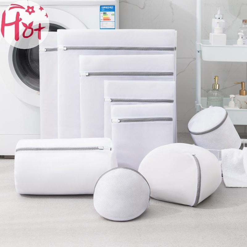 Ge Fine สุทธิซักรีดกระเป๋าเครื่องซักผ้าสกปรกตะกร้าซักผ้ารองเท้า Organizer ถุงตาข่ายผู้หญิง Bra เสื้อผ้า Organizer Square