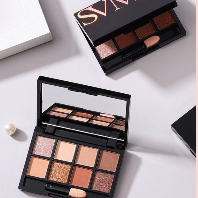 LD-shop* LAMEILA พาเลทอายแชโดว์ เนื้อแมท ประกายชิมเมอร์ สีสวย ติดทน กันน้ำ 8 สี (มาพร้อมกับแปรงอายแชโดว์ฟรี)