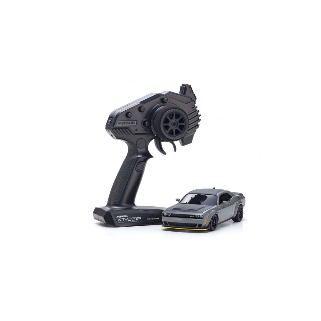 MINI-Z AWD DODGE CHALLENGER SRT HELLCAT REDEYE Destroyer Gray 32621G ศูนย์ไทย