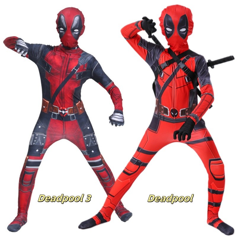 Christmas Set Christmas Costume Christmas Attire Deadpool Set *ส่งจากไทยมีเก็บเงินปลายทาง* ชุดเดดพูล ชุดซุปเปอร์ฮีโร่ มาเวล deadpool