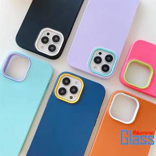 3 in 1 เคสไอโฟน for iPhone 13 11 15 14 12 16 Pro Max เคสไอโฟน 15 Plus XR XS Max 7 8 Plus SE X เคสป้องกันการตกแบบนิ่ม