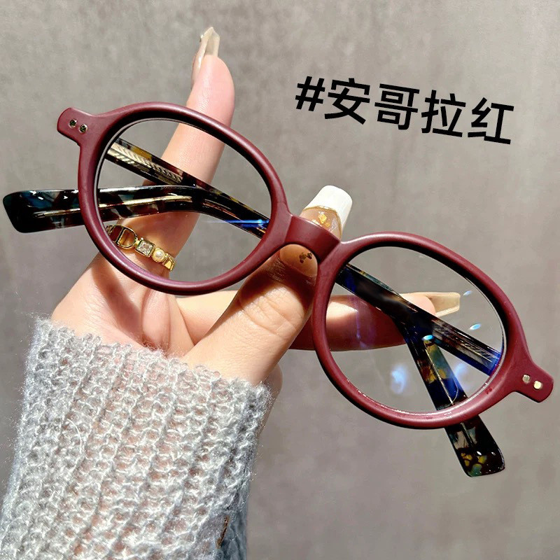 เนิร์ด สายตายาวตามอายุแว่นตาสีเหลืองอําพันขอบหนากรอบเล็กผู้หญิงป้องกันแสงสีฟ้าแฟชั่นแสงอัลตร้าสูงลักษณะระดับผู้สูงอายุเลน - รูปที่ 2