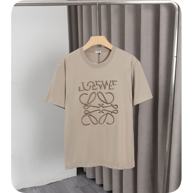 ขายร้อนสไตล์ใหม่ 2025 ฤดูใบไม้ผลิฤดูร้อนสไตล์ใหม่เสื้อยืด,ขนาดใหญ่จดหมายเย็บปักถักร้อยหัตถกรรม,เสื้อยืดคอกลมแขนสั้น