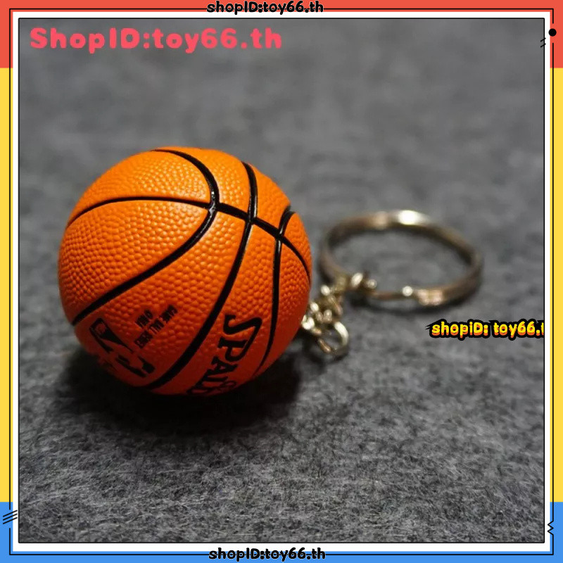 พวงกุญแจ จี้รูปบาสเก็ตบอล สําหรับห้อยกระเป๋าเป้สะพายหลัง