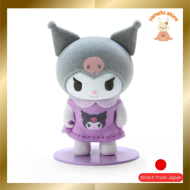 Sanrio (SANRIO) Sanrio Pita Furendz (Mini) Flocked Doll Dress-up doll Kuromi Kuromi-chan kuromi 6.8×
