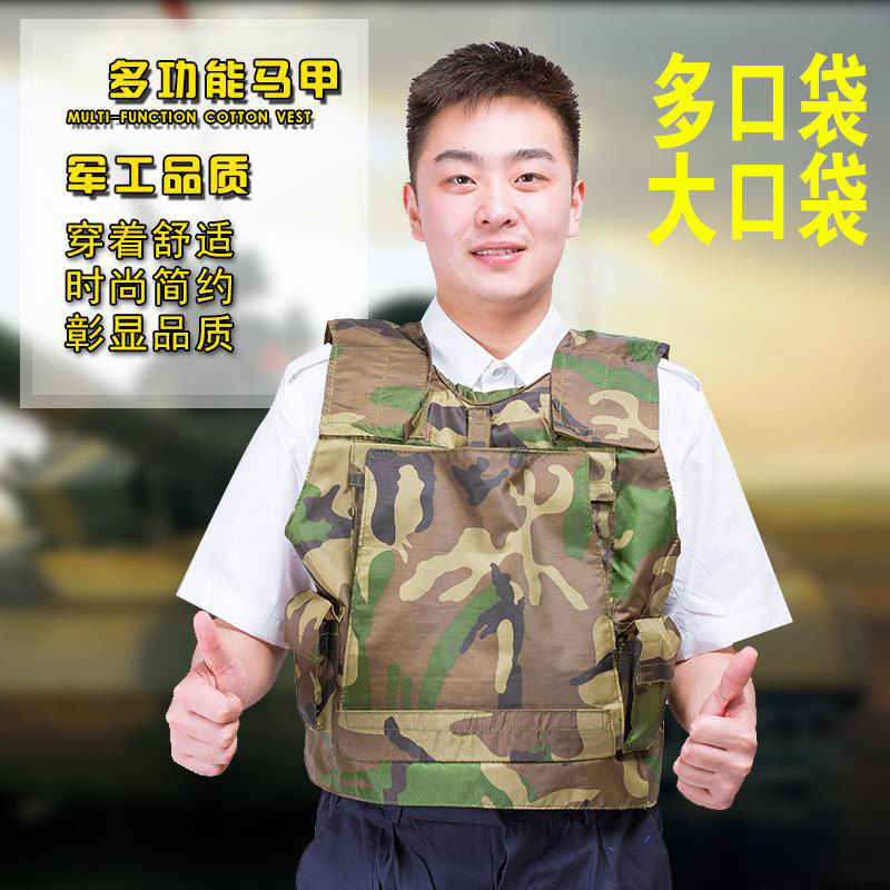 เสื้อกั๊กกลางแจ้ง Dirt-Resistant Wear-Resistant Leisure Fashion Tooling Labor Protection