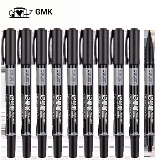 ปากกามาร์กเกอร์ มีสองหัว สำหรับเขียนหน้ากล่องพัสดุ แบบพิเศษ ติดทนนาน มี3 สีให้เลือก สามารถเขียนบนเทปกาว พร้อมส่งจากไทย