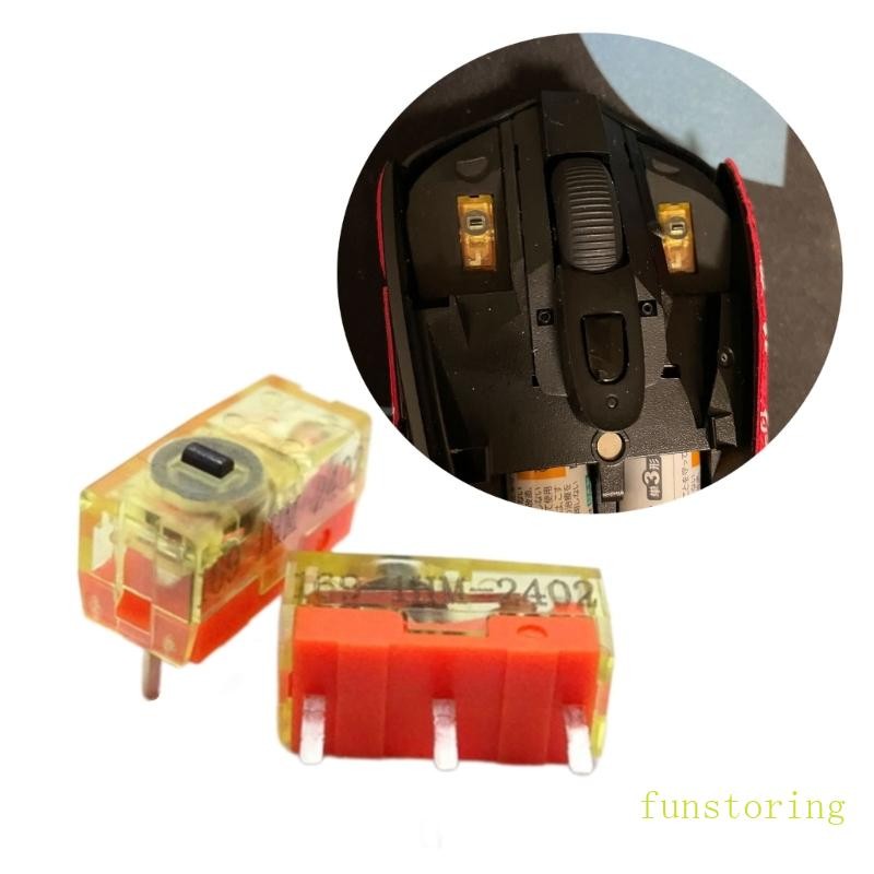 Fun 2 ชิ้น 10 ชิ้น TTC Micro Switch 100 ล้านคลิกอายุการใช้งานเมาส์ปุ่ม Micro Switches 3Pins
