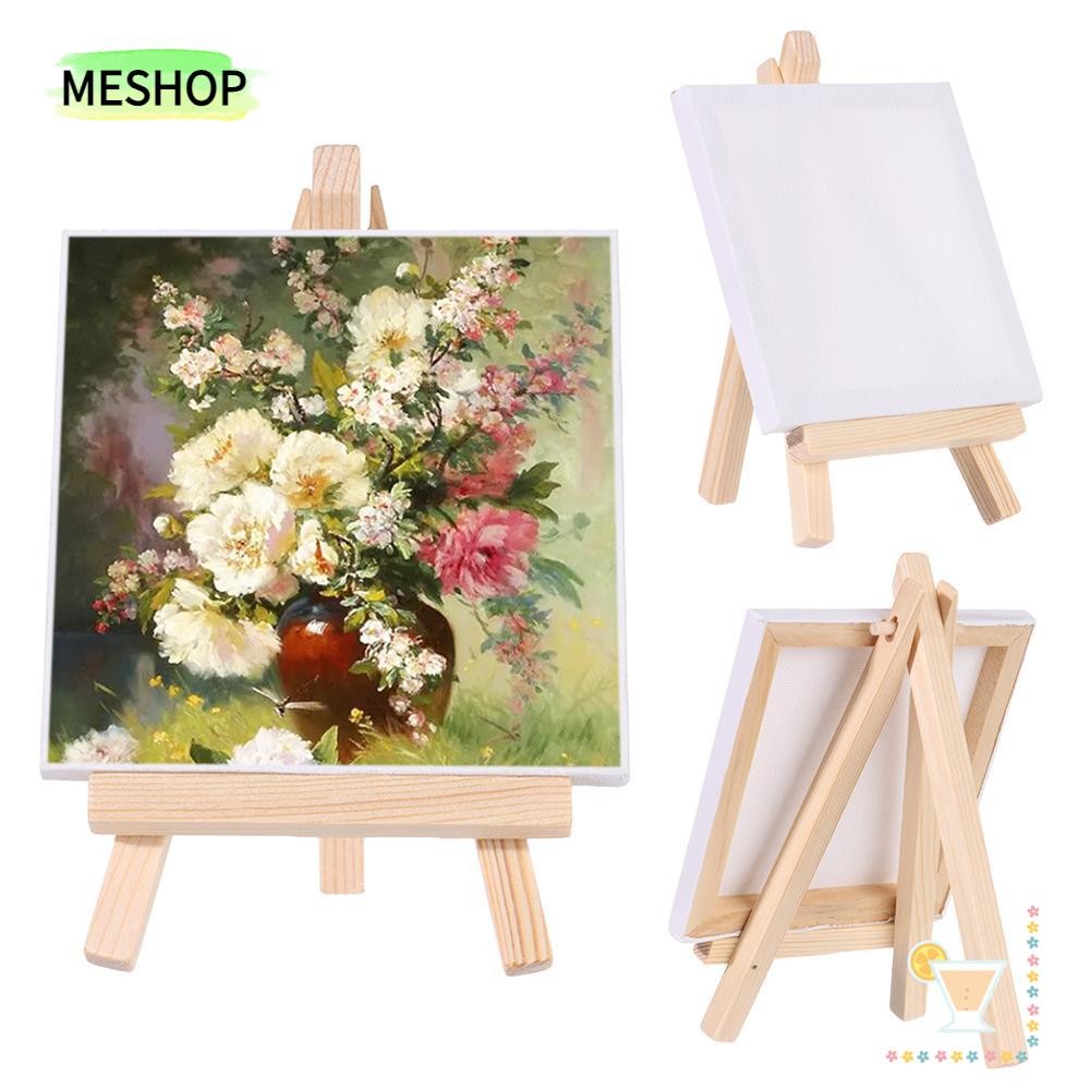 Me Mini Canvas Painting Mini Stands Back Stapled With stand Drawing