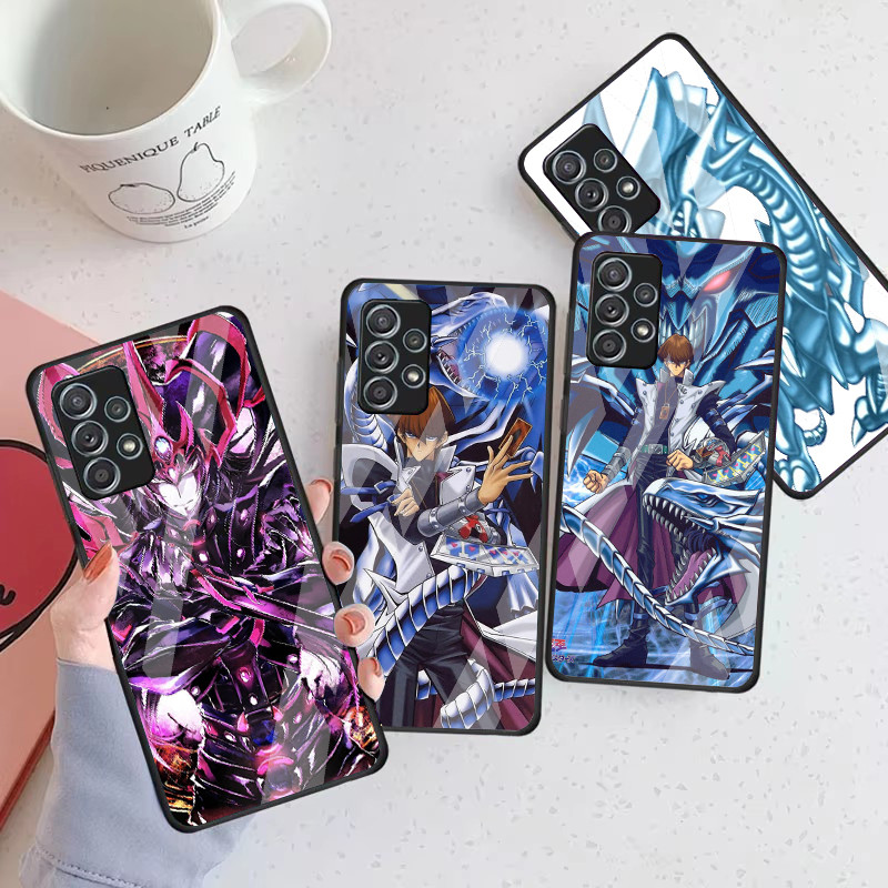 Yu-Gi-Oh 01 กระจกนิรภัยเคสโทรศัพท์สําหรับ Samsung Galaxy A16 A15 A25 A35 A55 A53 A54 A34 A14 A32 A52