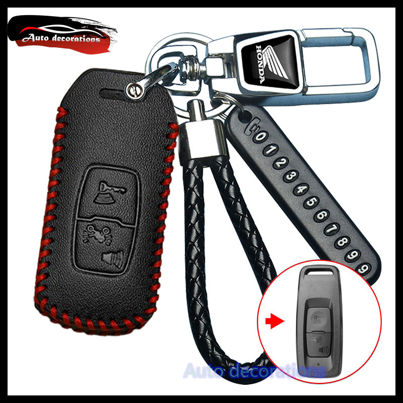 เคสกุญแจหนัง Honda สําหรับ Honda PXC 160/Scoopy/adv 350/forza 350/คลิก 160/คลิก 125i ฝาครอบกุญแจ