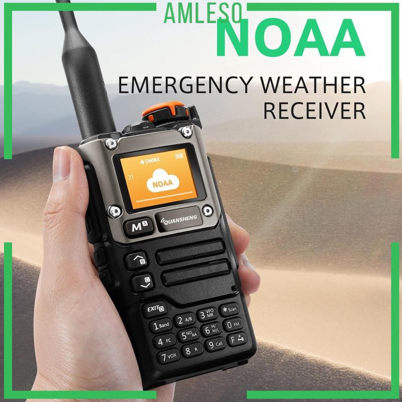[Amleso] วิทยุมือถือสองตัวพร้อมวิทยุสาย USB Vox VHF Long Range แบบพกพา k58 ผู้ใหญ่