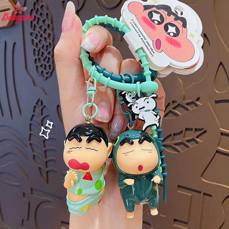 Byce> อะนิเมะเครยอนชินจังพวงกุญแจการ์ตูนตลกพวงกุญแจจี้กระเป๋าน่ารักแขวนของขวัญใหม่