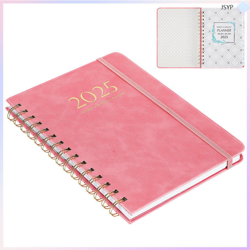 Planner 2025 รายเดือน Spiral Bound Notebook Weekly junshaoyipin