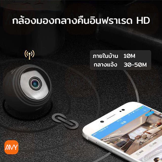 COD กล้องวงจรปิด ดูผ่านมือถือ wifi 1080P HD กล้องจิ๋วแอบดู กล้องวงจรปิดจิ๋ว ไร้สาย ติดตั้งง่าย