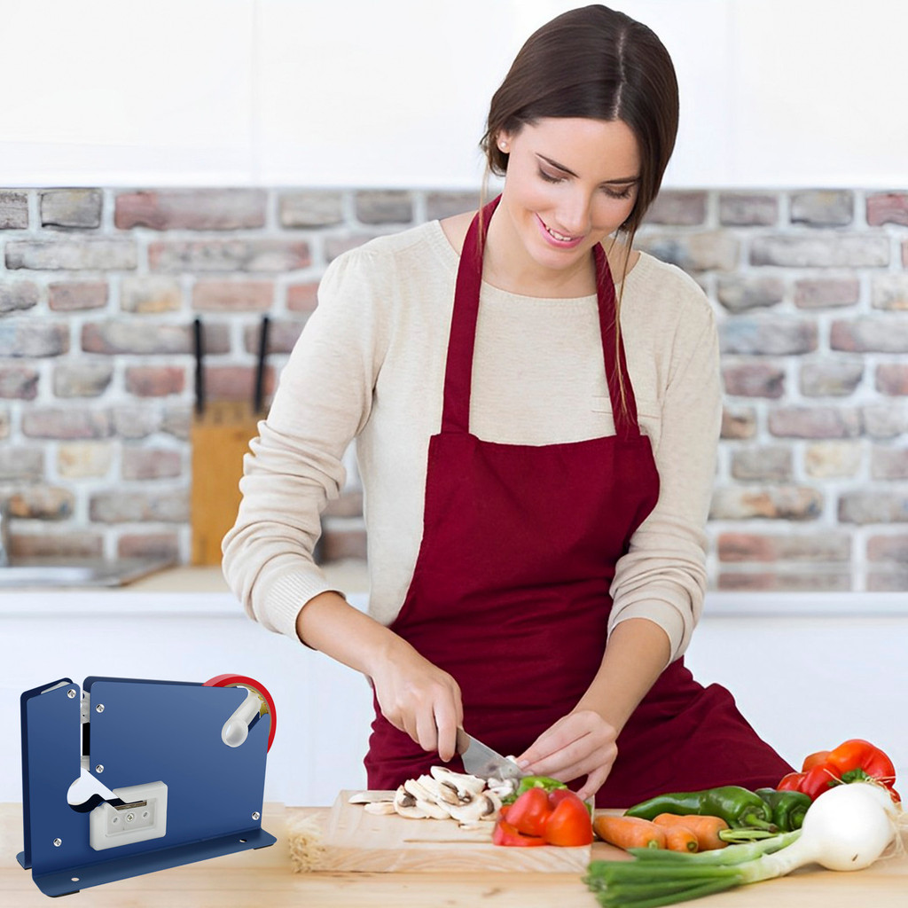 🍩ซื้อ 1 แถม 7 ฟรี🍩 3/2/1set เครื่องซีลปากถุงด้วยเทป เครื่องรัดปากถุง แท่นเทปรัดปากถุง พร้อม 7 เทปกาวสีแดง รัดปากถุง รุ่น K-8 - รูปที่ 3